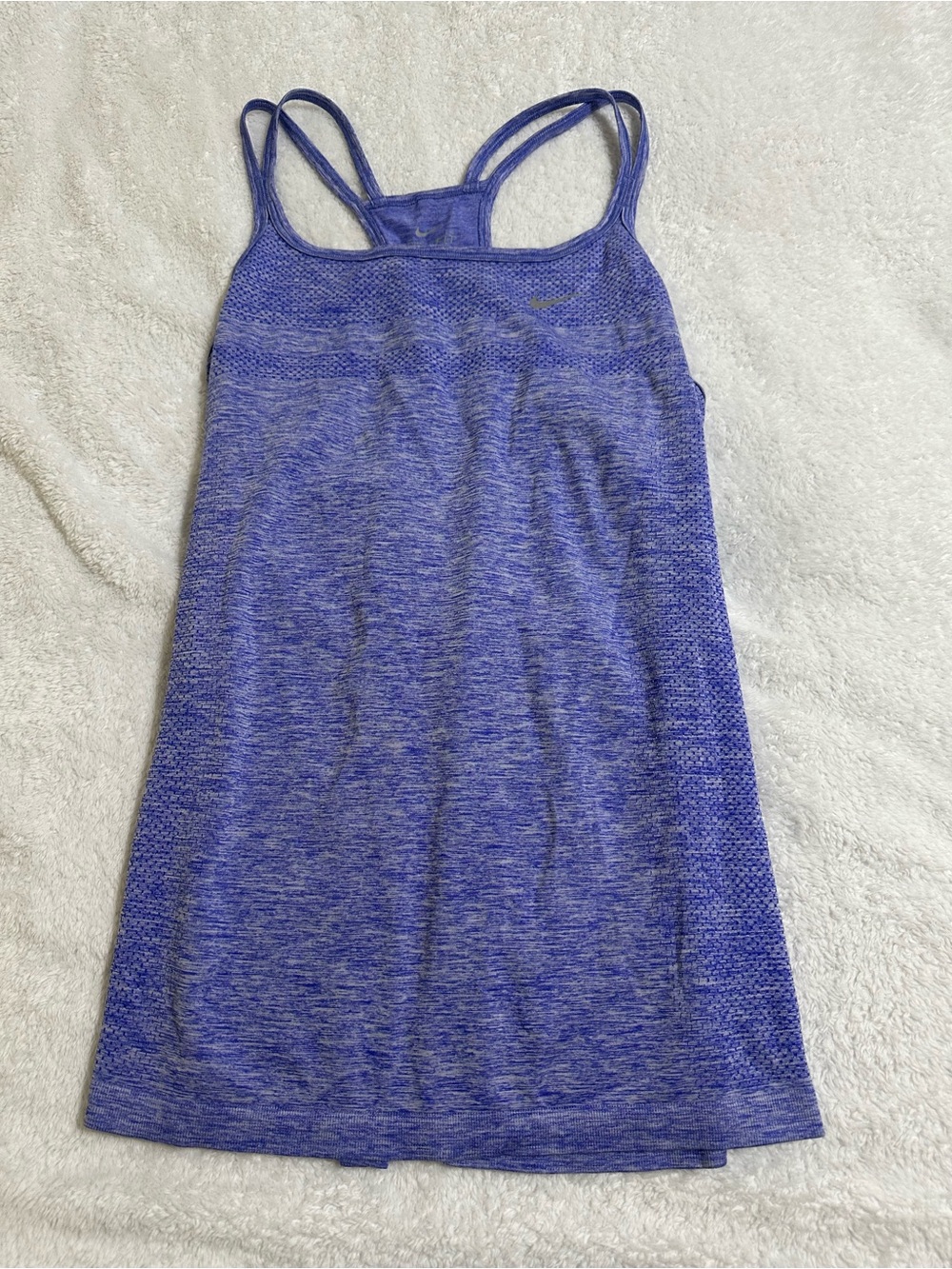 Nike Purple Heathered Racerback Tank Top